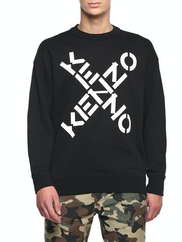 Men Black Prints Casual Sweatshirt