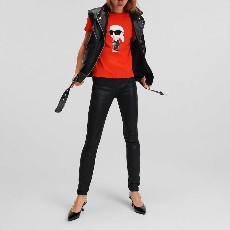 Women Red Ikonik Karl T-shirt