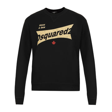 Men's Black Chest Logo Sweatshirt
