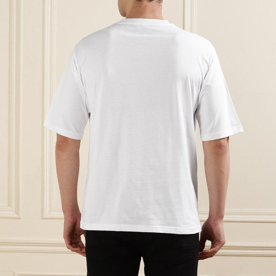 Men White Archive Big Teddy Print T-shirt