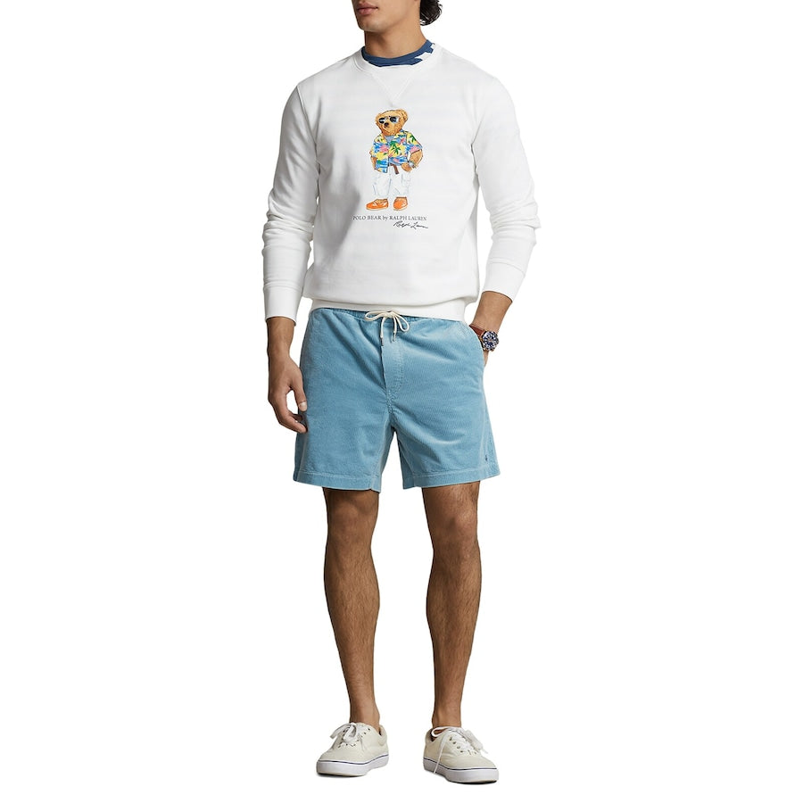 White Polo Bear Fleece Sweatshirt