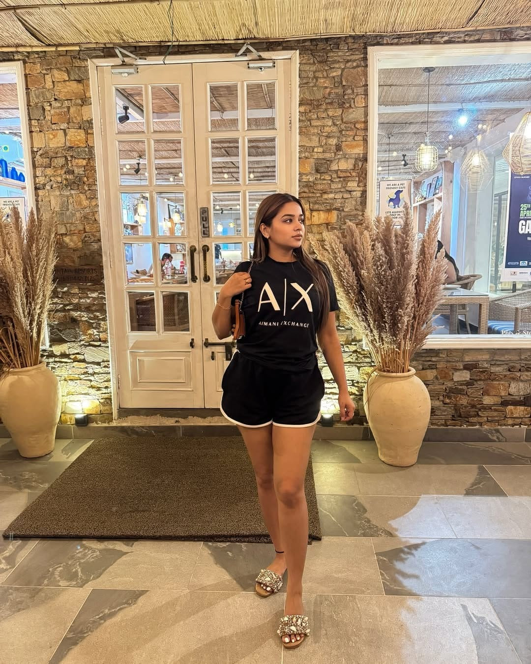 Regular Fit Crew-Neck Black T-Shirt