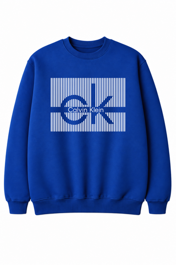 Barcode Contrast Sweatshirt