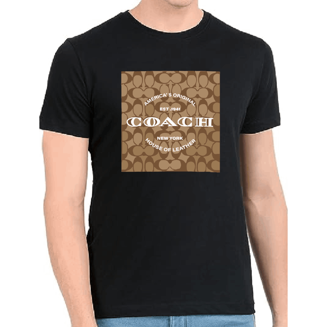 Mens Coach Regular Print Tshirt