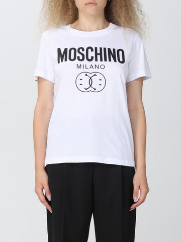 T-shirt with printed logo - White