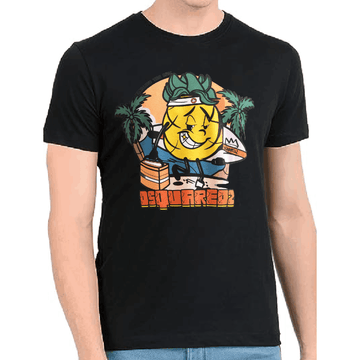 Cartoon Printed Regular Fit Cotton T-shirt