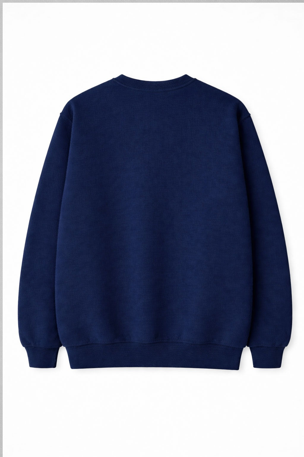 EA7 logo-print navy blue cotton sweatshirt
