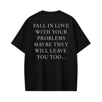 Forfksake Fall In Love With Your Problems Black women's T-shirt