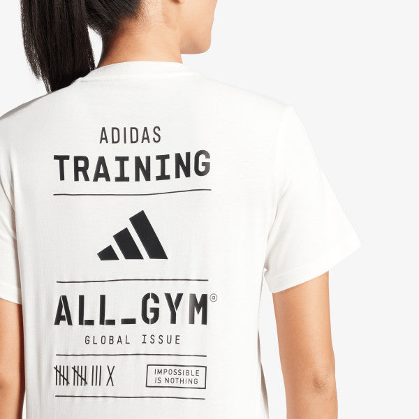 Short-sleeved white tshirt