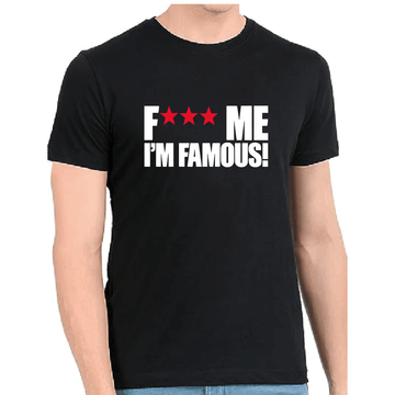 Mens I AM FAMOUS Regular Print Tshirt