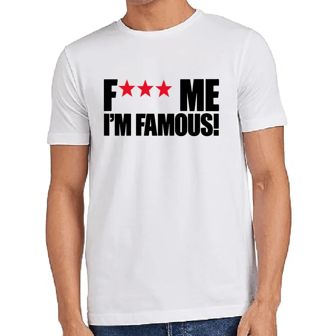 Mens I AM FAMOUS Regular Print Tshirt