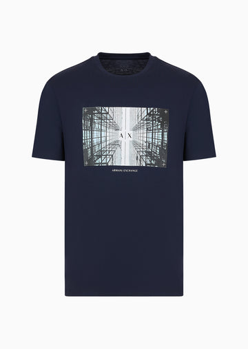 Crew Neck Regular Fit T-Shirt Men's Navy T-shirt