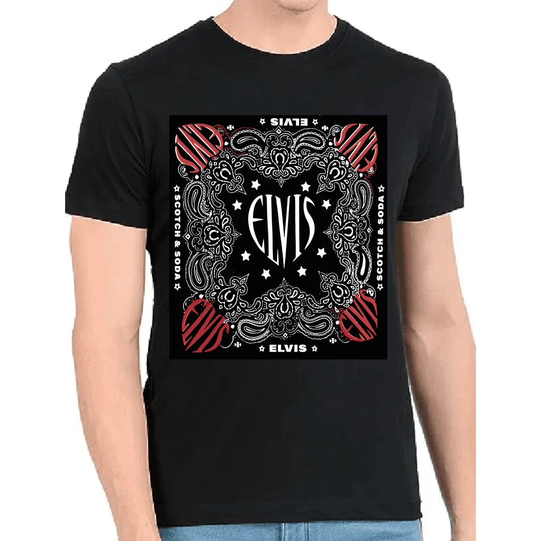 Mens Scotch N Soda Regular Print Tshirt