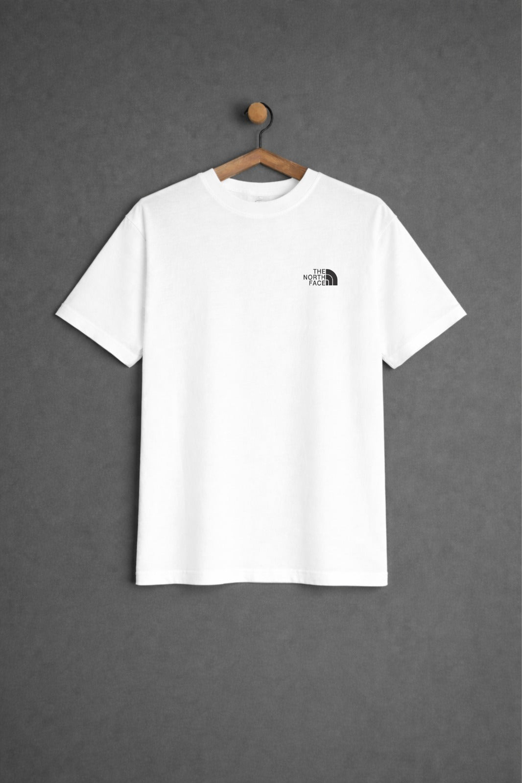 Explore Gear unisex regular backprint t-shirt in white