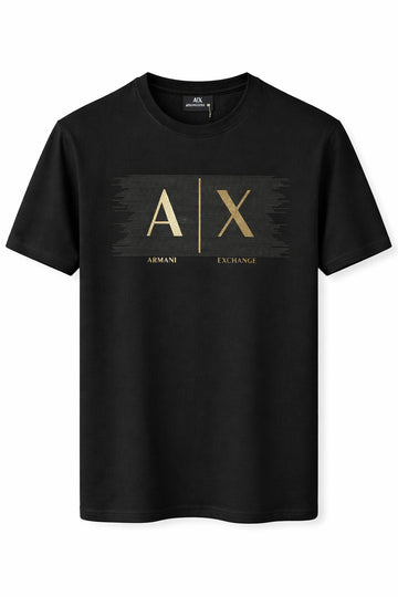 Black AX Box Logo Tee