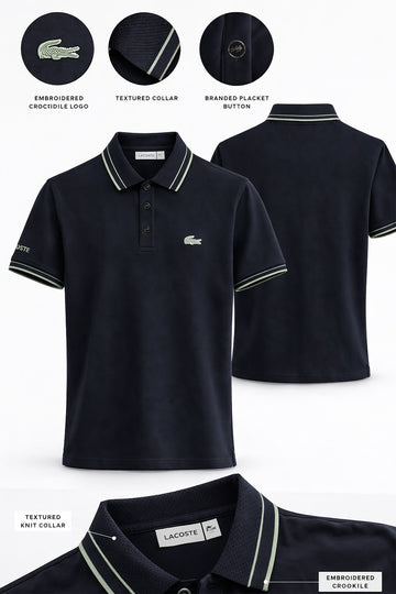 The Midnight Apex Polo Luxury Imported T-shirt