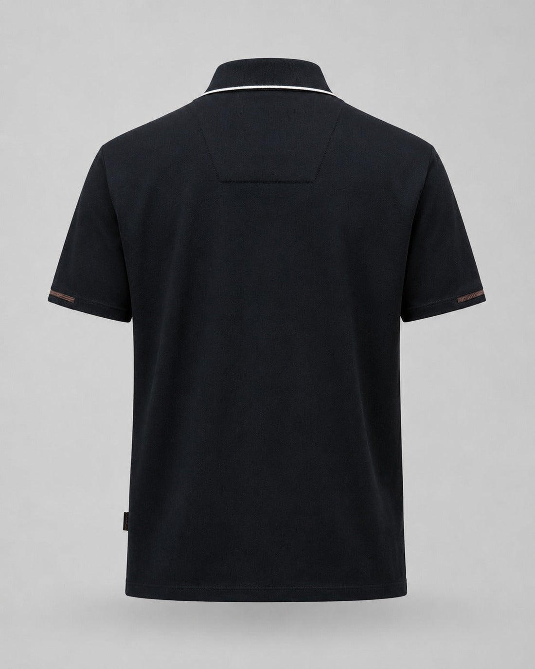 Monochromatic Onyx Crest Polo