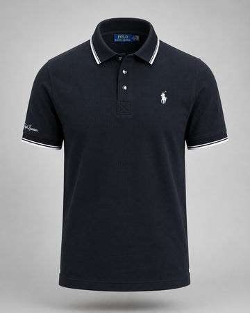 The Zenith Corded Polo — Midnight