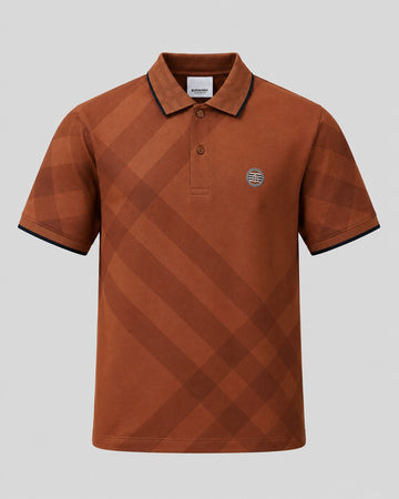 The Terrane Diagonal Polo — Rust / Umber