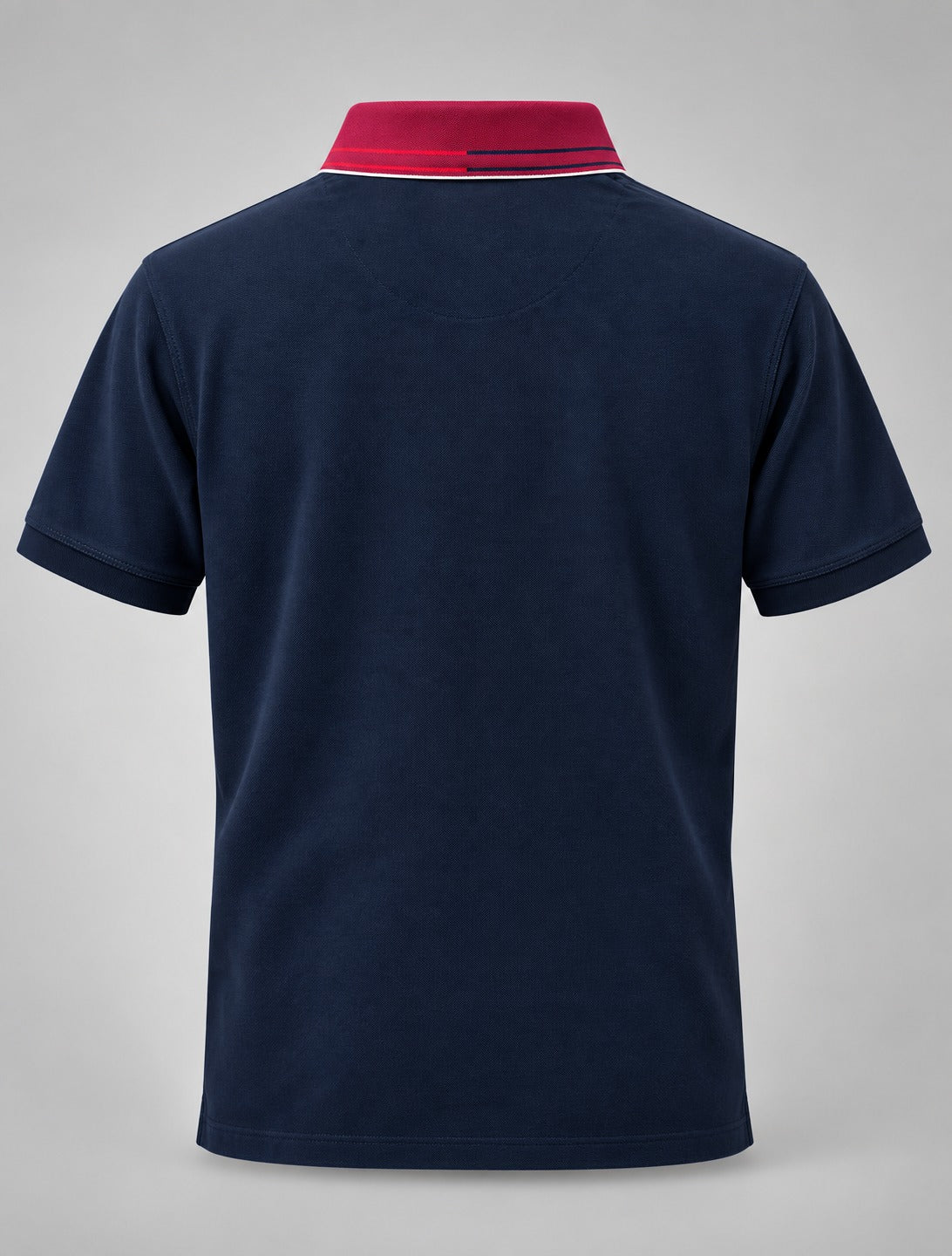 Navy Heritage Contrast Collar Polo