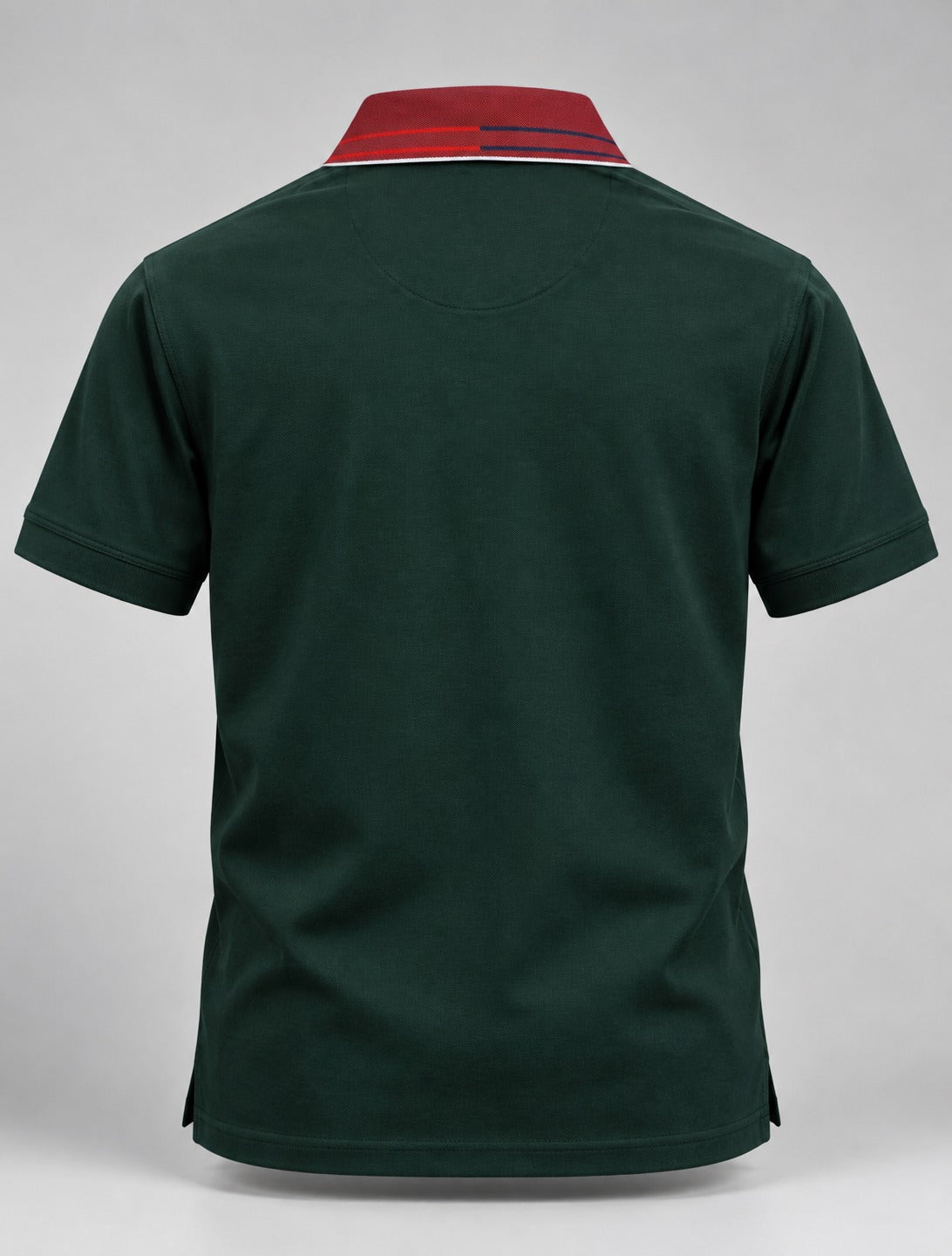 Forest Green Heritage Contrast Collar Polo