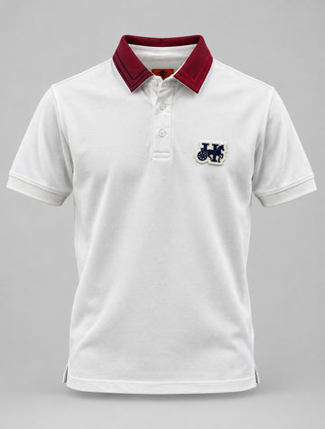 Ivory Heritage Contrast Collar Polo