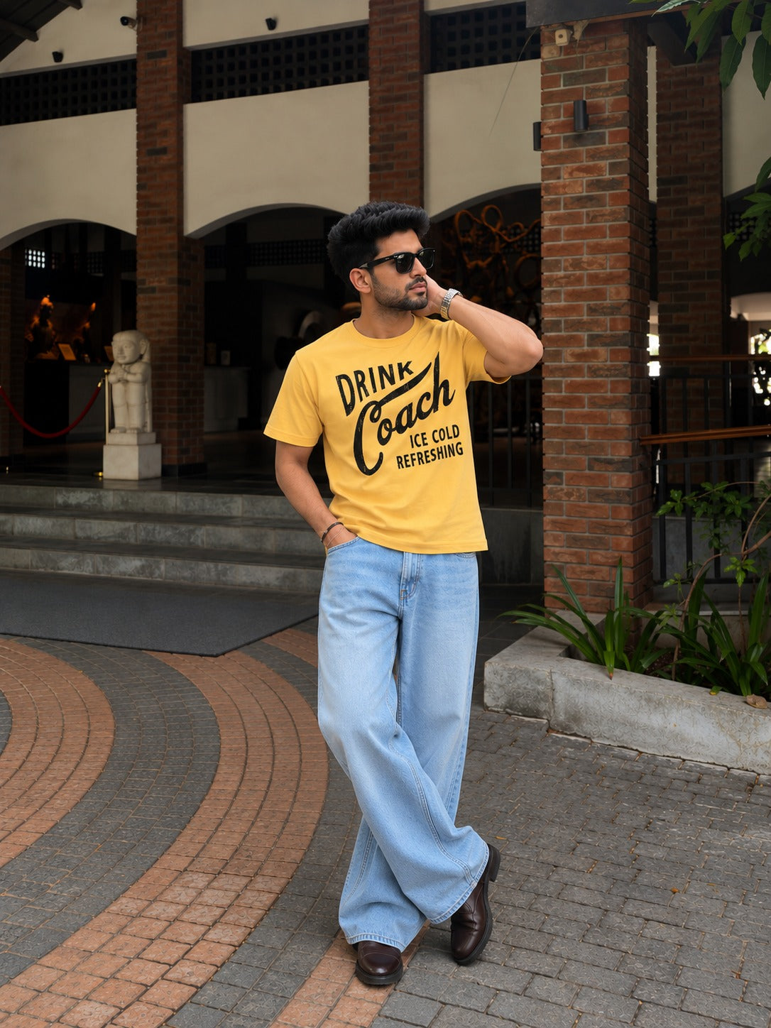 Vintage Script Graphic T-Shirt