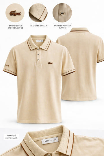The Nomad Sand Performance Luxury Polo Imported T-shirt