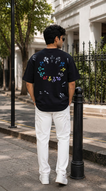 Multi Color Cross Cemetery T-Shirt
