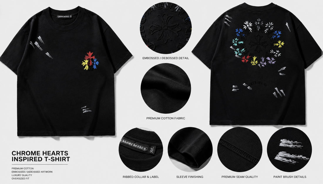 Multi Color Cross Cemetery T-Shirt