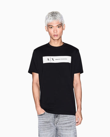 Regular fit T-shirt with rectangular logo