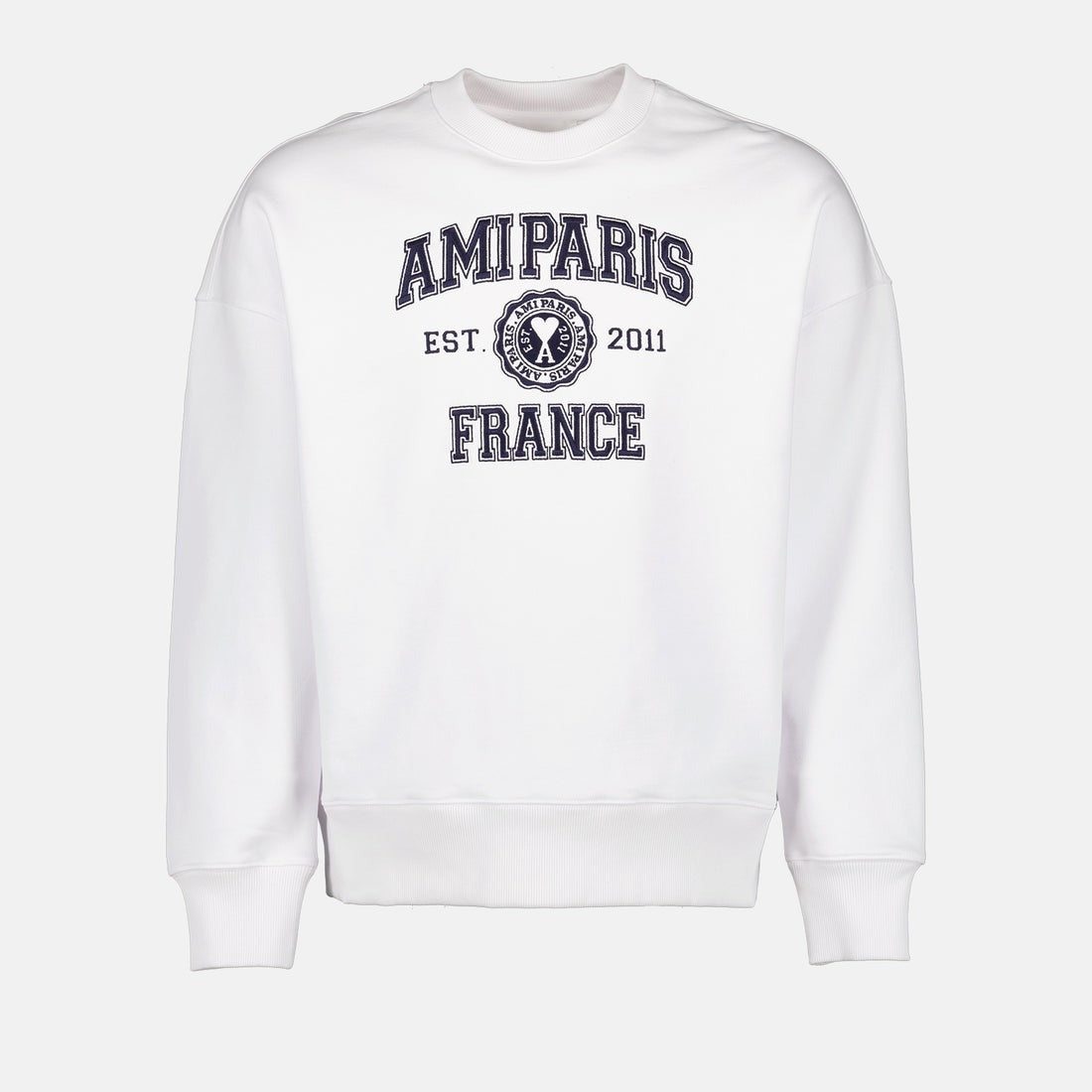 Paris France printed white sweatshirt
