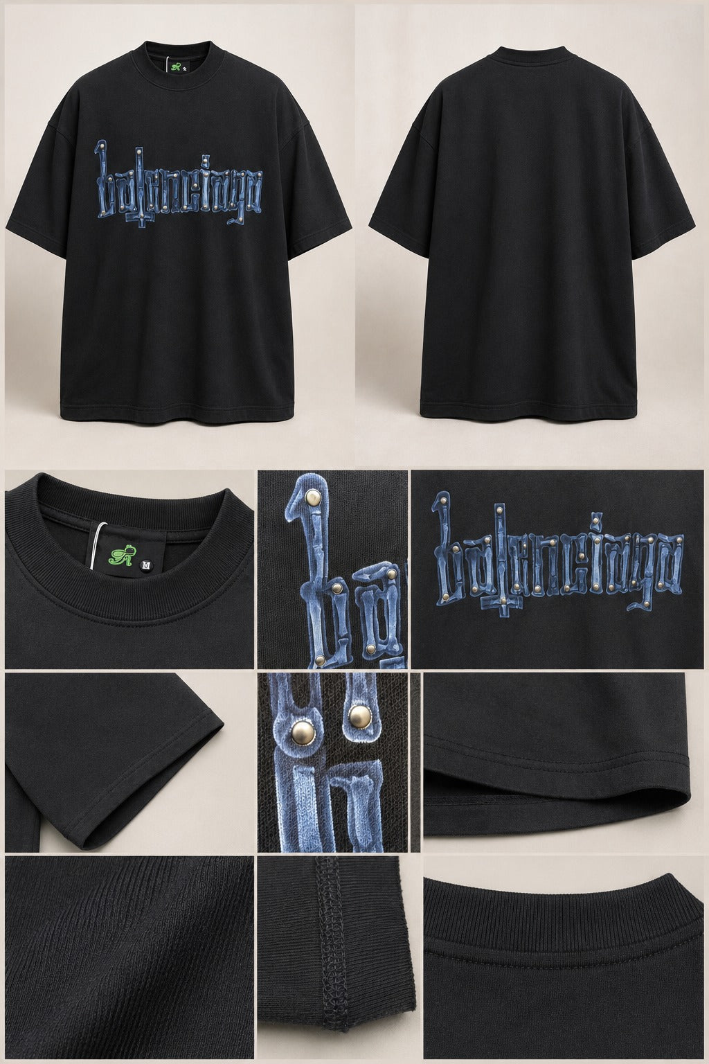Skater Pierced-Logo Tee