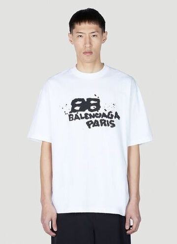 Balenciaga detail oversized t-shirt