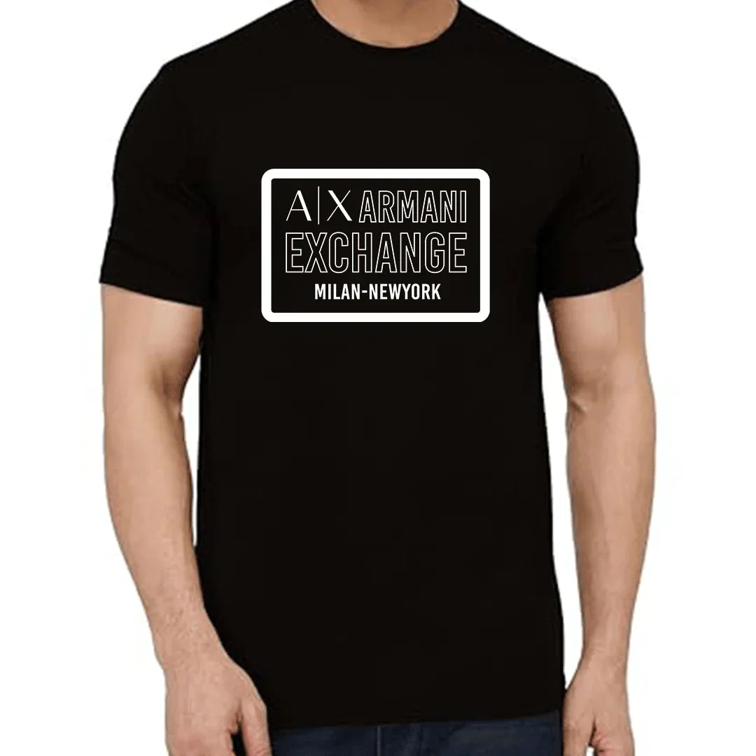 Milan-newyork logo printed t-shirt