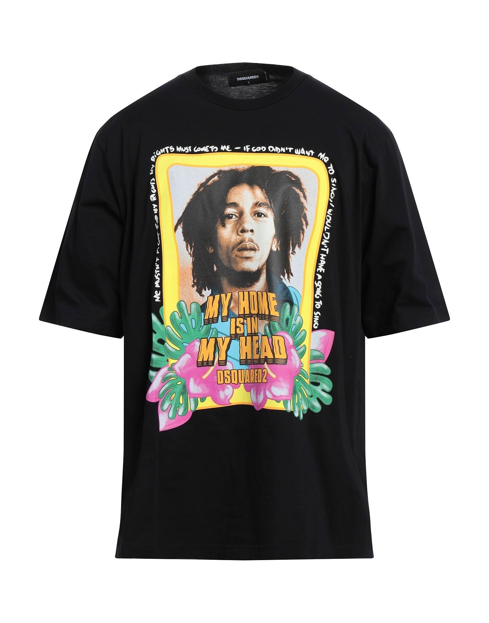 Bob Marley Cool Oversized T-shirt Black