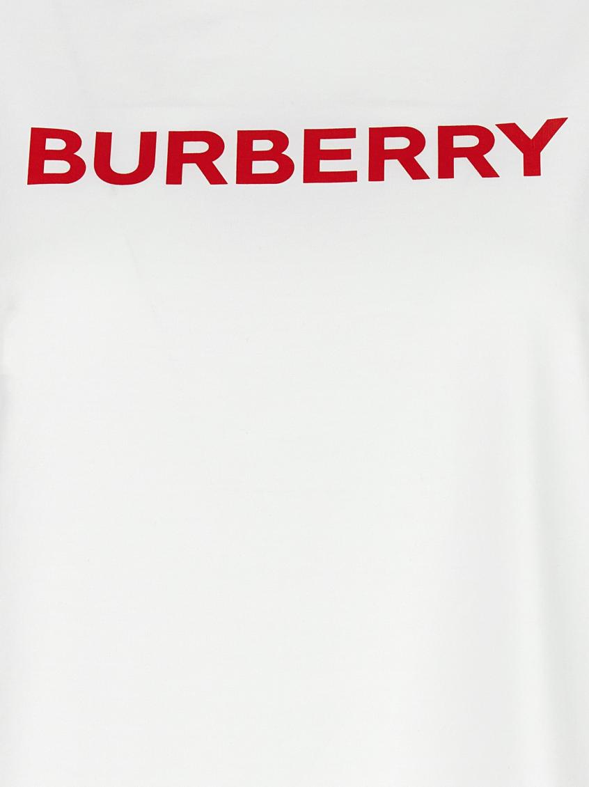 White Logo Printed T-Shirt