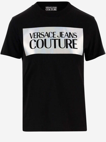 Luxe Silver Logo Black T-shirt