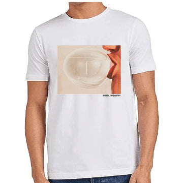 Men's Oval D-Bubblegum Print T-Shirt