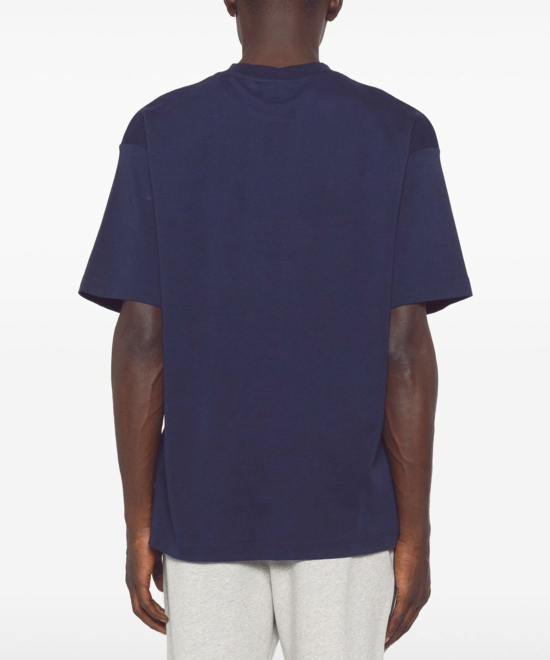 New Season  Drôle De Monsieur poodle-print navy blue T-shirt