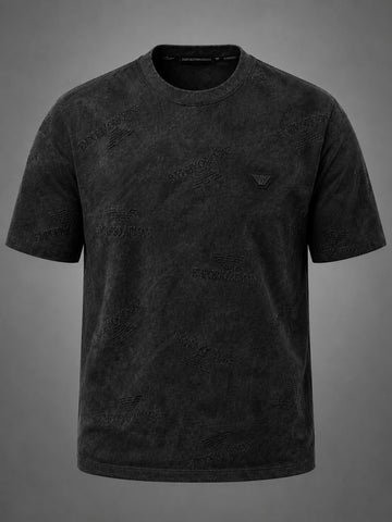 Carbon Eagle Embossed Tee