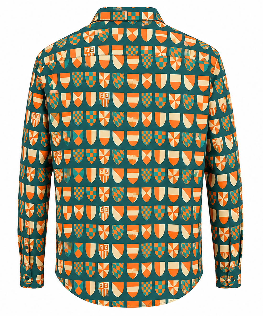 Teal Heraldic Crest Shirt