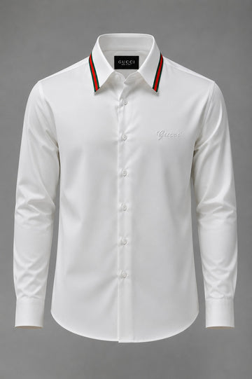 GG Ribbon Collar Shirt
