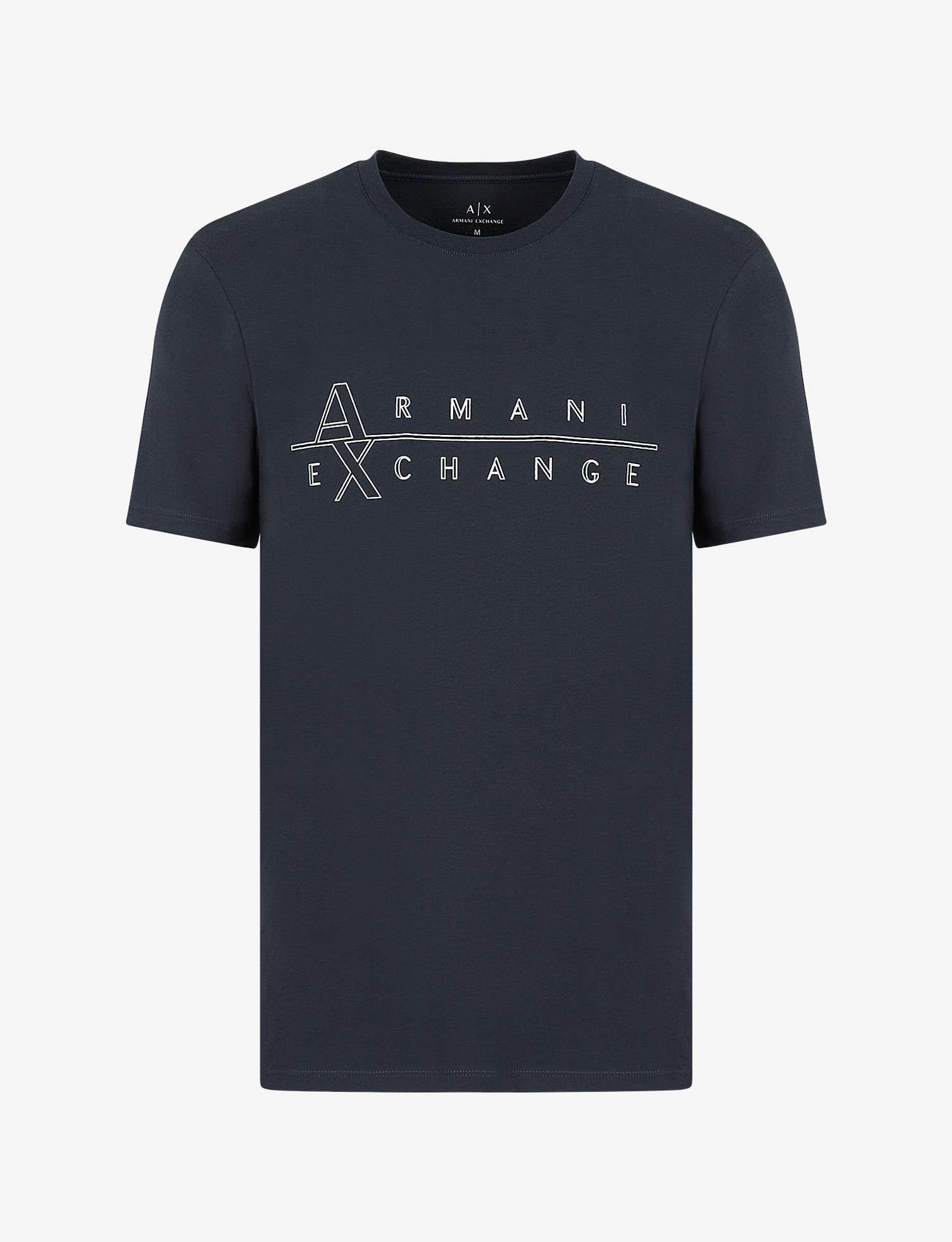Regular Fit Navy T-Shirt With Brand Logo