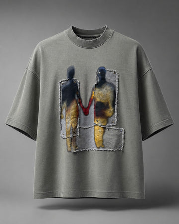 Distressed Typography Tee
