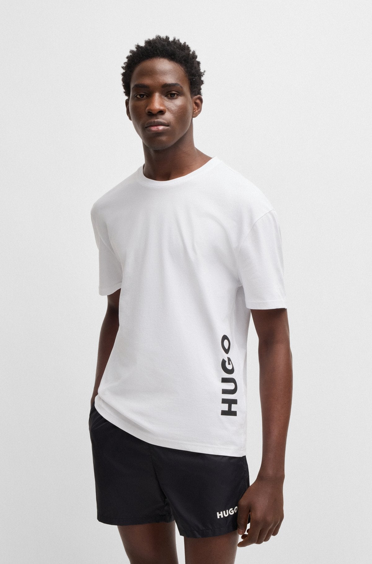 Cotton-jersey T-shirt With Side Logo