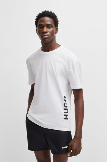 Cotton-jersey T-shirt With Side Logo