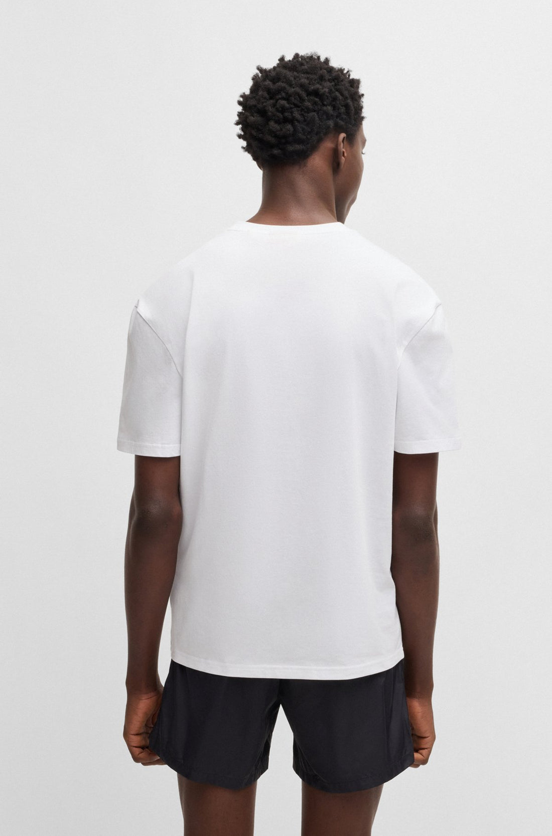 Cotton-jersey T-shirt With Side Logo