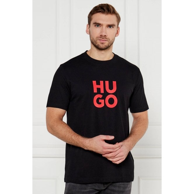 Hugo Boss Daltorip Decorated Logo Print Crew Half Sleeve T-Shirt