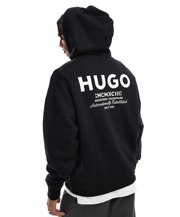 Hugo Blue Nazardo hoodie in black